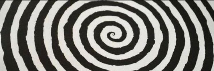 black and white spirals
